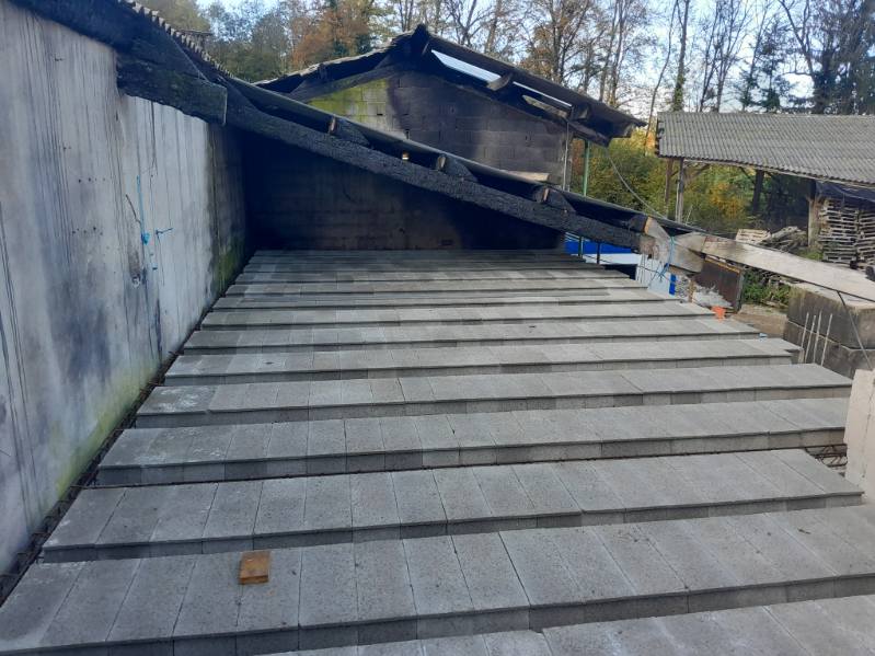 Reconstruction de la fromagerie